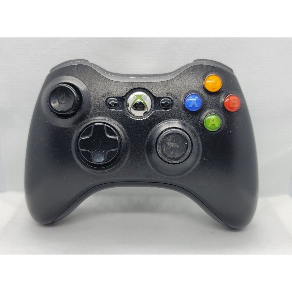 OEM Microsoft Xbox 360 Wireless Controller Black 1403 w/Rechargeable battery